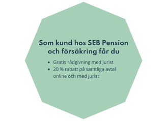 Dina förmåner som kund hos SEB Pension och Försäkring