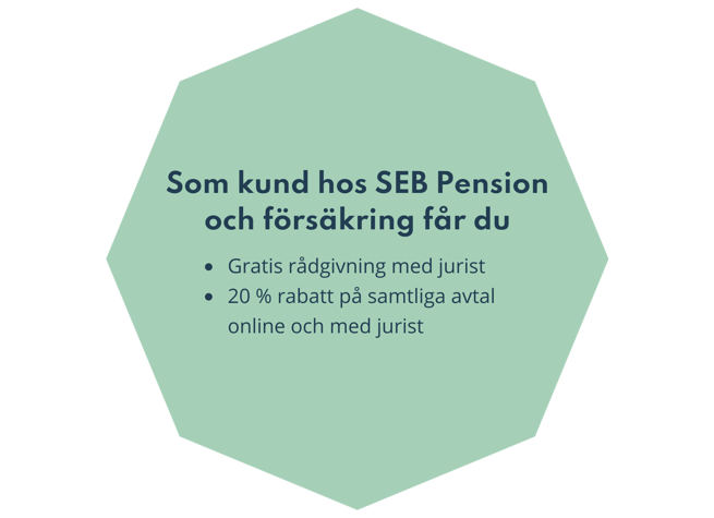Dina förmåner som kund hos SEB Pension och Försäkring